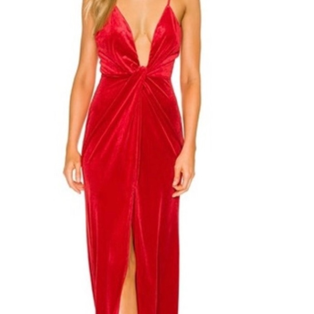 Superdown Red Maxi Dress